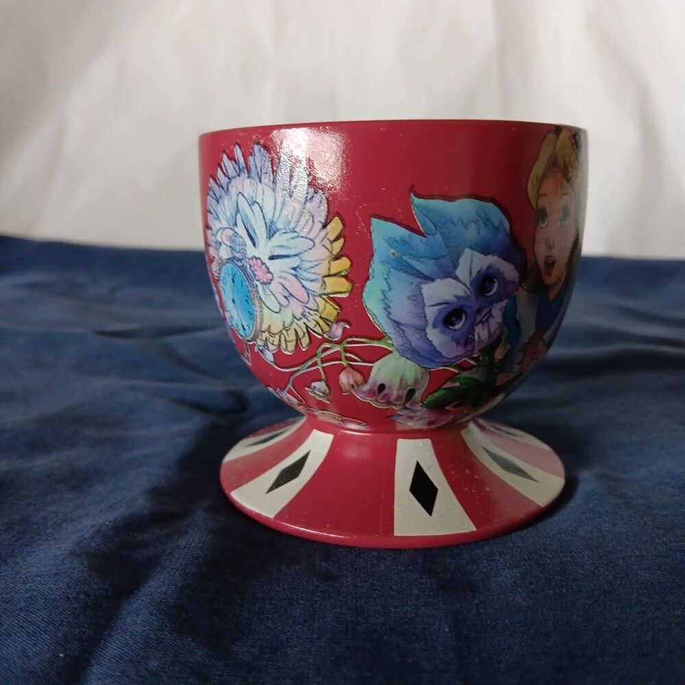 Disney Disney Parks Alice in Wonderland Hand Painted Teacup Ornament Decoupage - Picture 6 of 16